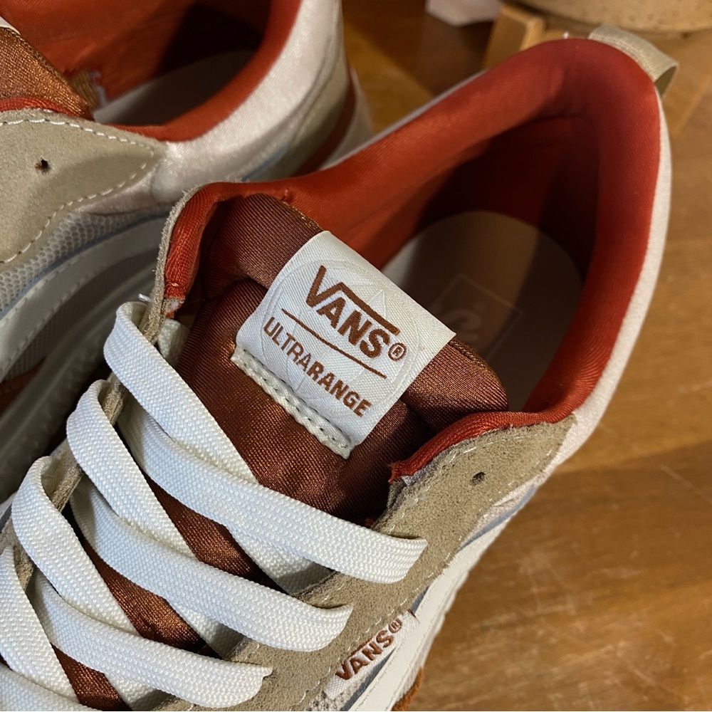 Vans MTE Ultrarange Neo Vr3 Oatmeal Suede Orange - Size 12 - Picture 5 of 12